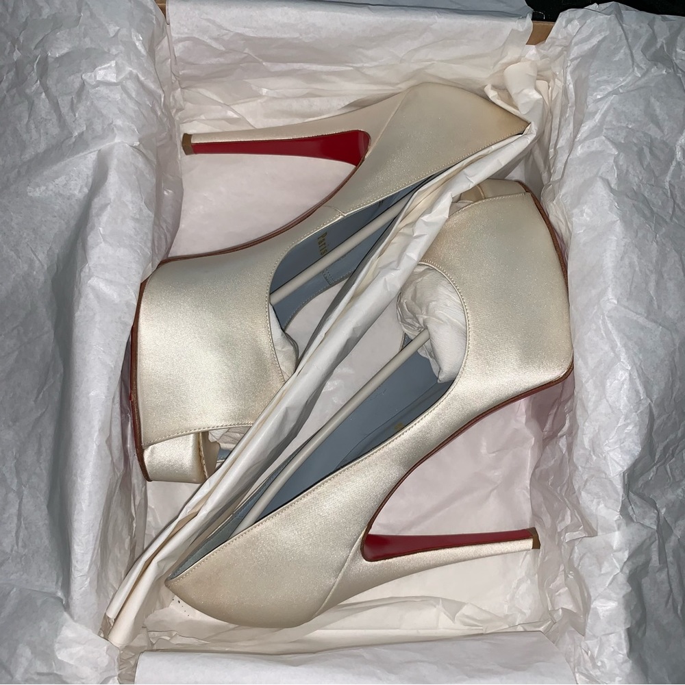 Christian Louboutin wedding Hyper Prive Satin - Picture 4 of 16